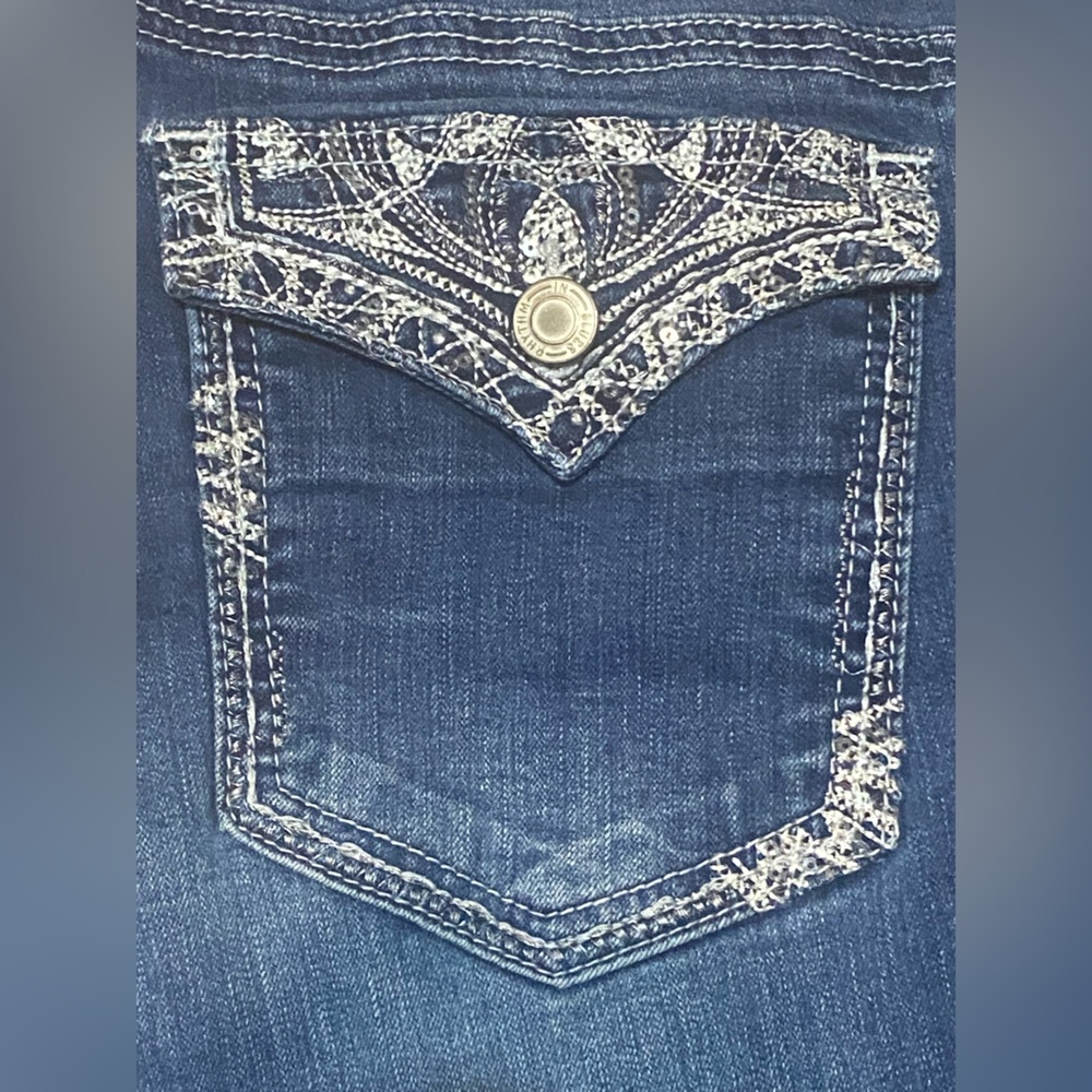 Armani Women's Straight Leg Jeans - Dark Blue - Picture 3 of 6